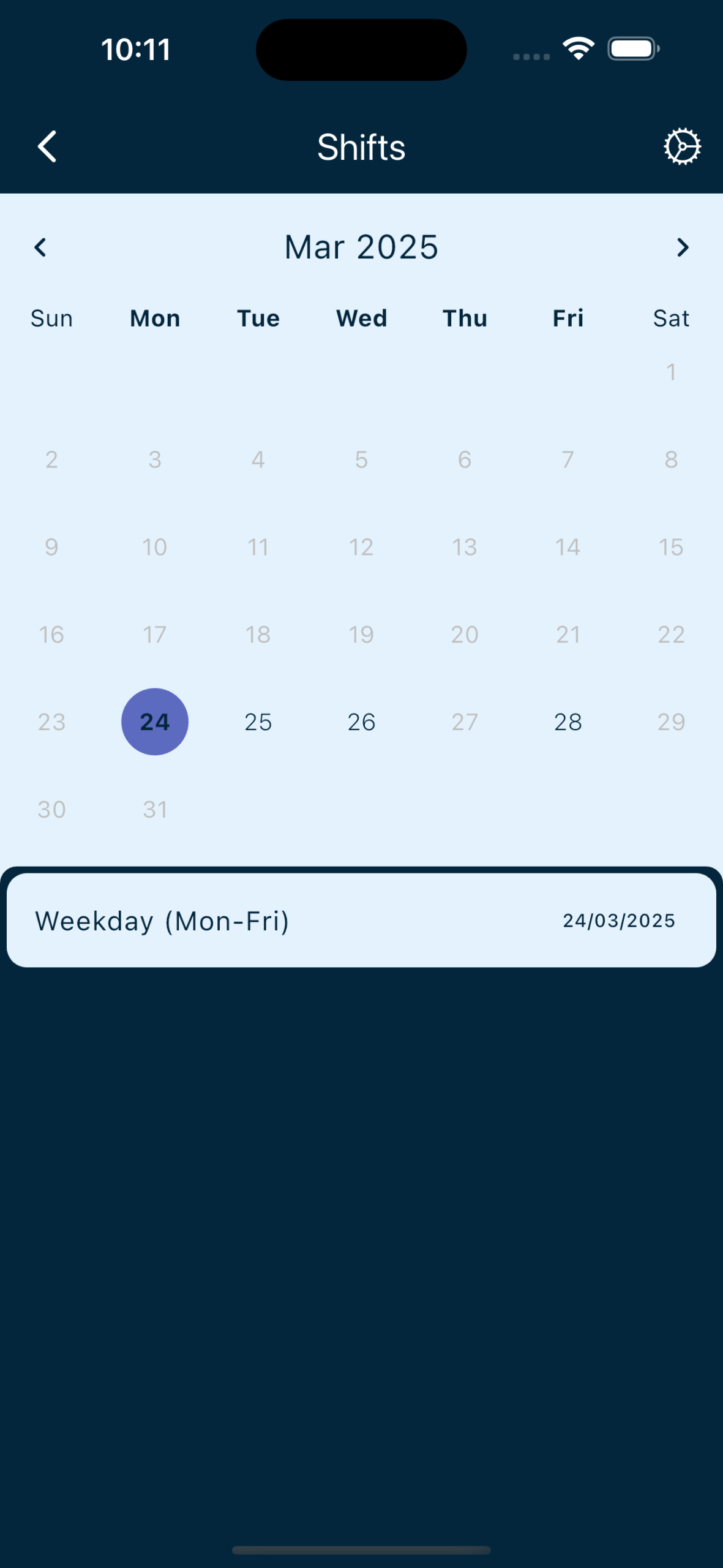 Shifts